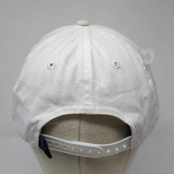 Saints Snapback Cap White One Size Adjustable Embroidered 6 Panel Monarch - Picture 6 of 11